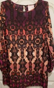 Trendy pink geo Dress - BRAND NEW